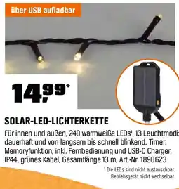 OBI Solar-led-lichterkette Angebot