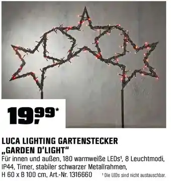 Luca lighting gartenstecker garden d'light
