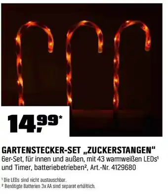 OBI Gartenstecker-set „zuckerstangen Angebot