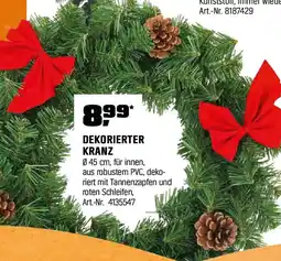 OBI Dekorierter kranz Angebot
