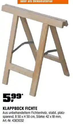 OBI Klappbock fichte Angebot