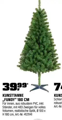 OBI Kunsttanne ,,fundy" 180 cm Angebot