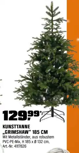 OBI Kunsttanne ,,grimshaw" 185 cm Angebot