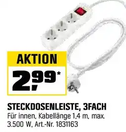 OBI Steckdosenleiste, 3fach Angebot