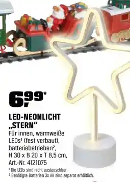 OBI Led-neonlicht stern Angebot