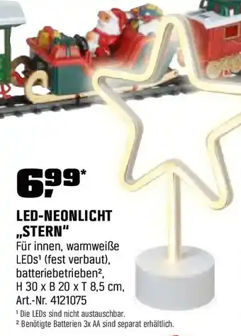OBI Led-neonlicht stern Angebot