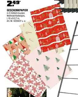 OBI Geschenkpapier Angebot