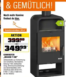 OBI Kaminofen mahan 7 kw Angebot
