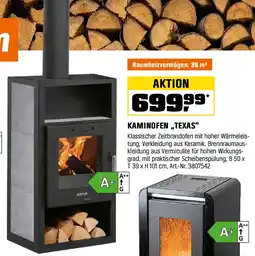 OBI Kaminofen texas Angebot