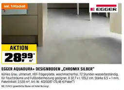 OBI Egger aquadura+ designboden,,chromix silber Angebot