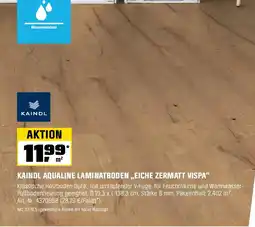 OBI Kaindl aqualine laminatboden eiche zermatt vispa Angebot