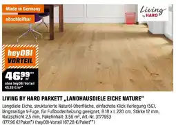 OBI Living by haro parkett landhausdiele eiche nature Angebot