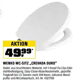 OBI Wenko wc-sitz crevada duro Angebot