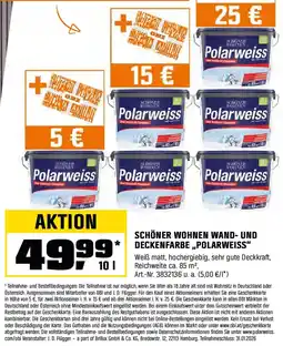 OBI Schöner wohnen wand- und deckenfarbe polarweiss Angebot