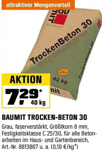 OBI Baumit trocken-beton 30 Angebot