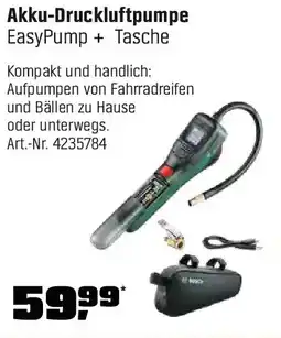 OBI Akku-Druckluftpumpe EasyPump+ Tasche Angebot