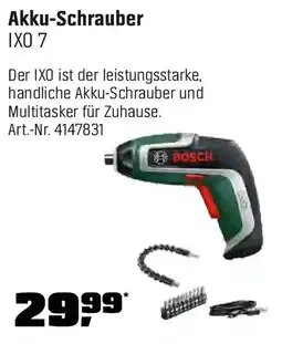 OBI Akku-Schrauber IXO 7 Angebot