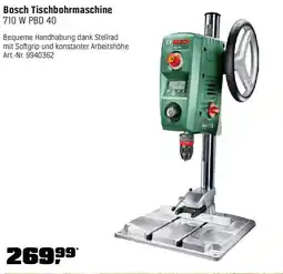 OBI Bosch Tischbohrmaschine 710 W PBD 40 Angebot