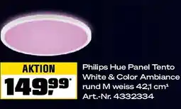 OBI Philips Hue Panel Tento White & Color Ambiance rund M weiss 42,1 cm¹ Angebot