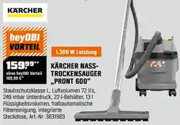 OBI Kärcher nass- trockensauger pront 600 Angebot