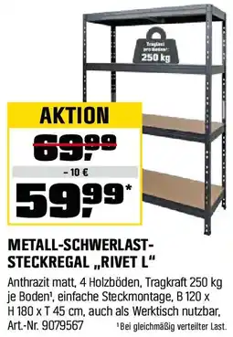 OBI Metall-schwerlast- steckregal rivet l Angebot