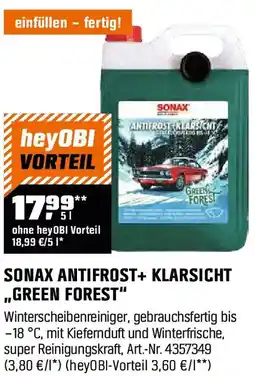 OBI Sonax antifrost+ klarsicht green forest Angebot