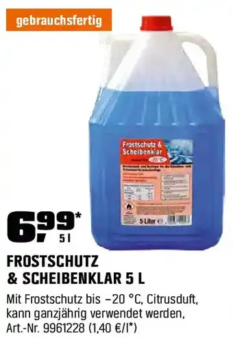 OBI Frostschutz & Scheibenklar Angebot