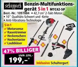 Norma Scheppach benzin-multifunktions- gerät 5 in 1 mtc42-5p Angebot