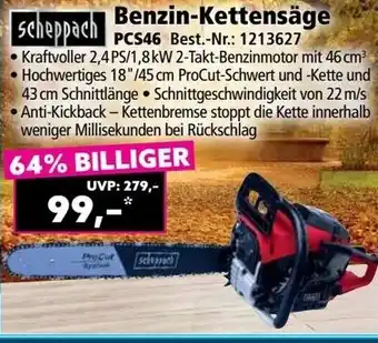 Norma Benzin-Kettensäge Angebot