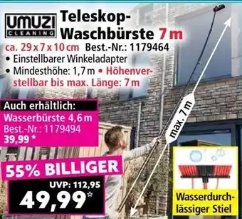 UMUZI Teleskop- P CLEANING Waschbürste