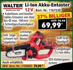 Norma WALTER Li-Ion Akku-Entaster Angebot