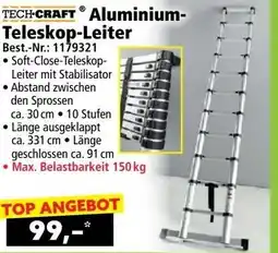 Norma TECH-CRAFT® Aluminium- Teleskop-Leiter Angebot