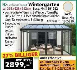 Norma Carten & Freizeit Wintergarten Angebot