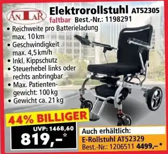 Norma Elektrorollstuhl AT52305 Angebot