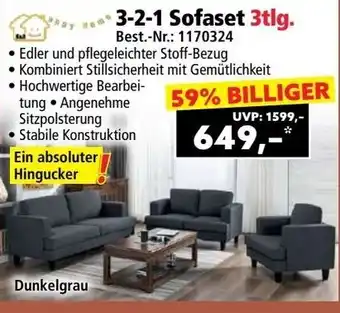 Norma 3-2-1 Sofaset 3tlg. Angebot