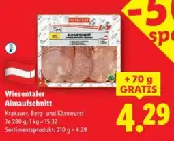 Lidl Wiesentaler Almaufschnitt Angebot