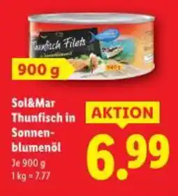 Lidl Sol&Mar Thunfisch in Sonnen- blumenöl Angebot