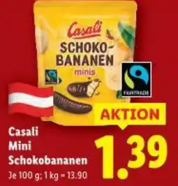 Lidl Casali Mini Schokobananen Angebot
