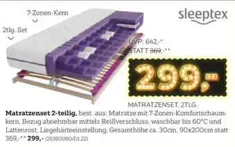 XXXLutz MATRATZENSET, 2-teilig. Angebot