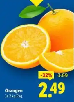 Lidl Orangen Angebot
