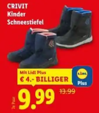 Lidl CRIVIT Kinder Schneestiefel Angebot
