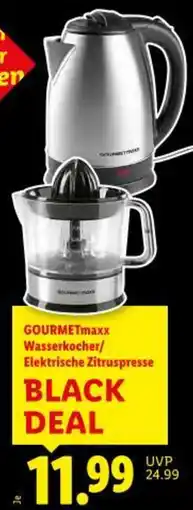 Lidl GOURMETmaxx Wasserkocher/ Elektrische Zitruspresse Angebot