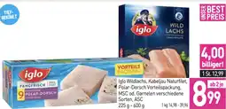 Sutterlüty Iglo wildlachs, kabeljau naturfilet, polar-dorsch vorteilspackung, msc od. garnelen verschiedene sorten, asc Angebot