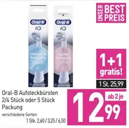 Sutterlüty Oral-B Aufsteckbürsten 2/4 Stück oder 5 Stück Packung Angebot