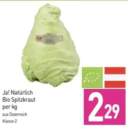 Sutterlüty Ja! Natürlich Bio Spitzkraut Angebot