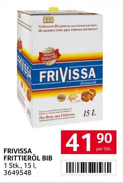 Transgourmet Frivissa frittieröl bib Angebot