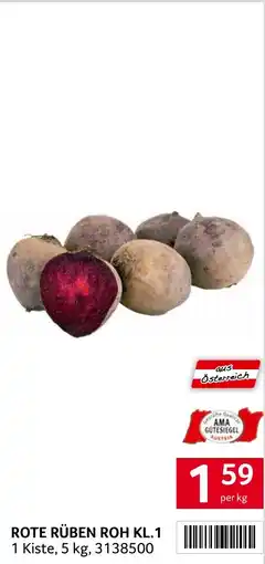 Transgourmet Rote rüben roh kl.1 Angebot