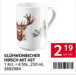 Transgourmet Glühweinbecher hirsch mit ast Angebot