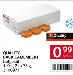 Transgourmet Quality back camembert Angebot