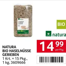 Transgourmet Natura bio haselnüsse gerieben Angebot